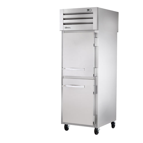 True STG1FPT-2HS-2HS-HC 27 1/2" 1 Section Solid Door Pass-Thru Freezer