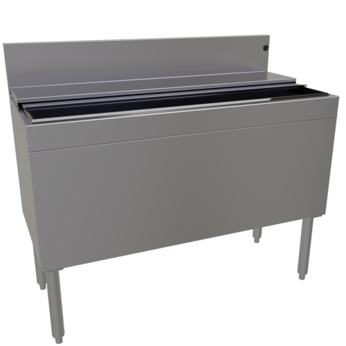 Glastender IBA-42-CP10-ED 42" Underbar Ice Bin / Cocktail Station