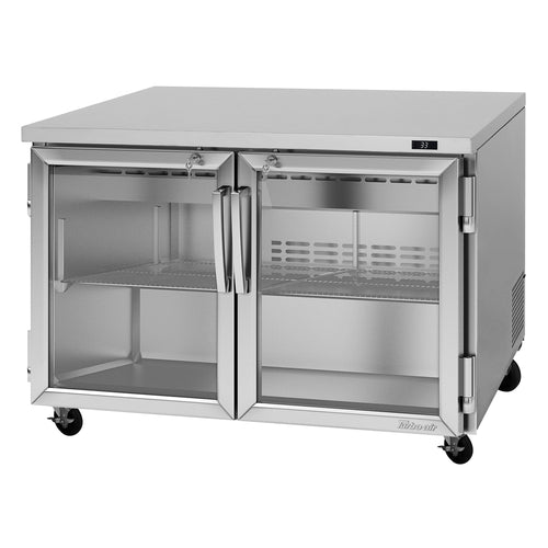 Turbo Air PUR-48-G-N 48 1/4" Glass Door Undercounter Refrigerator