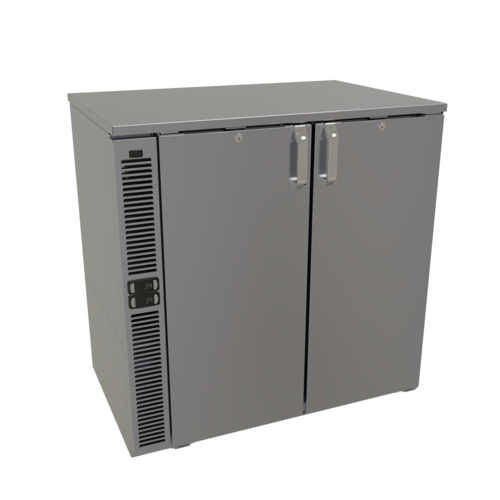 Glastender C2SB36 36" Solid Door Back Bar Cooler