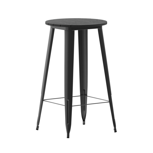 Flash Furniture JJ-T14623H-60-BKBK-GG 23 3/4" Patio Table
