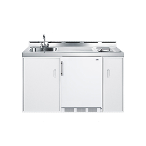 Summit C60ELGLASS 59 1/8" Kitchenette