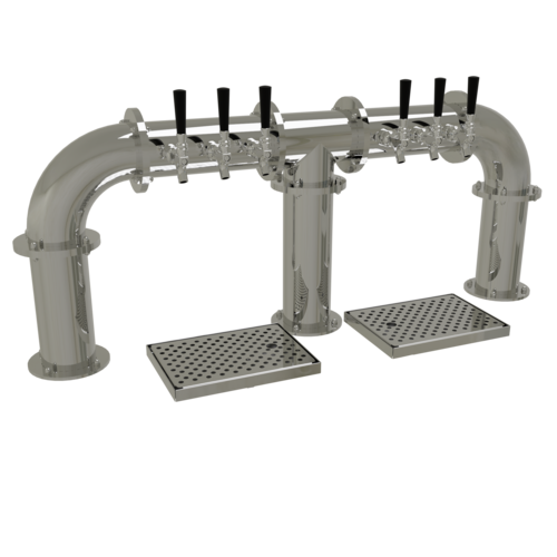Glastender PB-6-MFR 45 1/4" Draft Beer Tower
