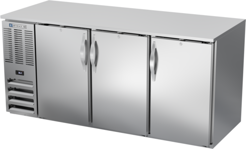 Beverage-Air BB72HC-F-S 72" Solid Door Back Bar Cooler