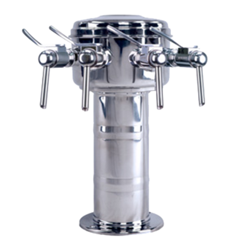 Micro Matic MTM-4PSS-W Draft Beer Tower