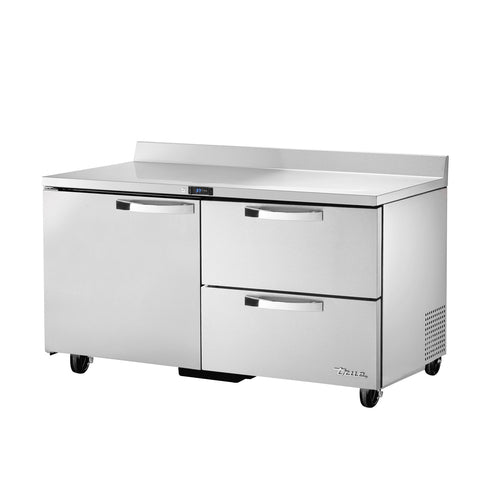 True TWT-60D-2-HC~SPEC3 60 3/8" 1 Door Worktop Refrigerator