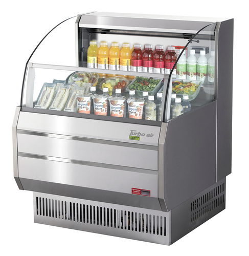 Turbo Air TOM-30SS-N 28 1/8" Open Air Merchandiser