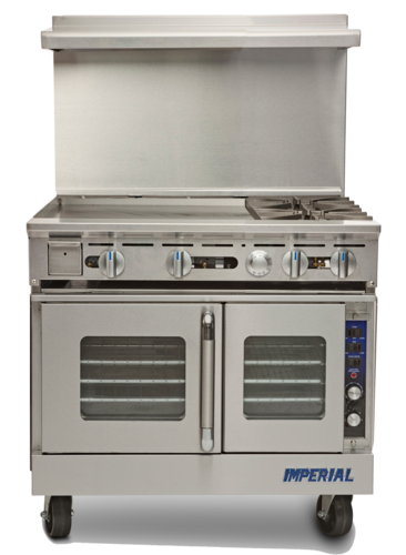 Imperial IR-2-G24-P 36" 2 Burner Gas Heavy Duty Range