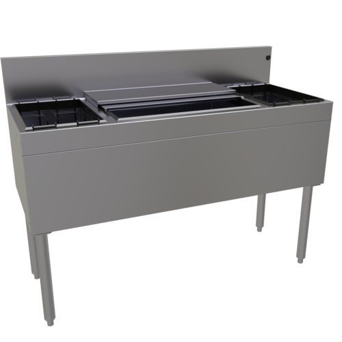 Glastender CBA-48 48" Underbar Ice Bin / Cocktail Station