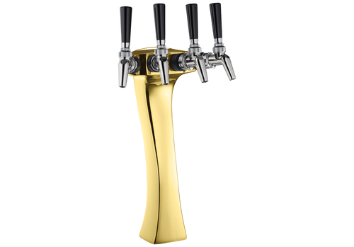 Perlick 4043GD-4B 9 5/8" Draft Beer Tower