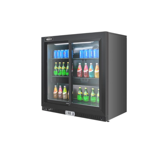 Omcan 48791 35 3/8" Glass Door Back Bar Cooler