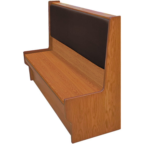 Oak Street SHEP-7242-SGL-WSUB 72" Booth