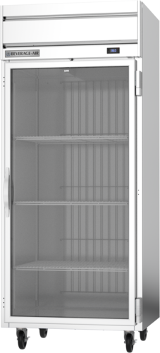 Beverage-Air HRP1WHC-1G 35" 1 Section Glass Door Reach-In Refrigerator