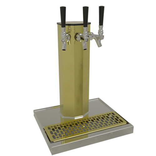 Glastender CT-3-PB 14" Draft Beer Tower