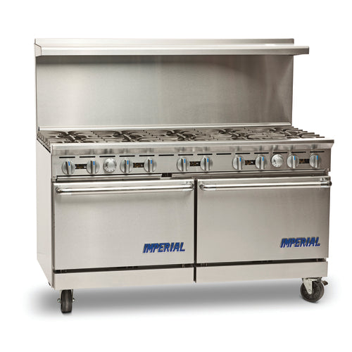Imperial IR-10-C 60" 10 Burner Gas Restaurant Range