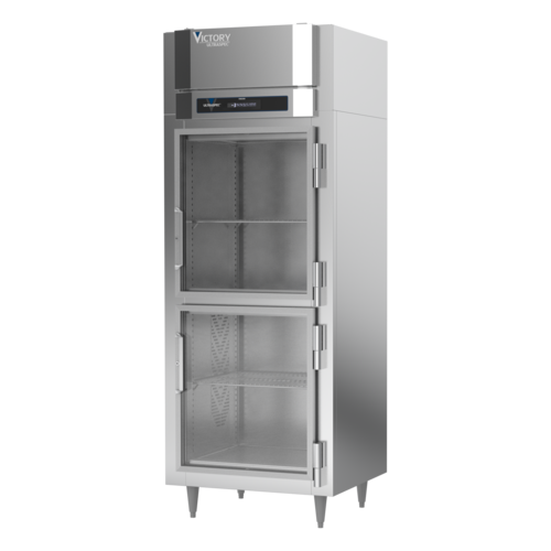 Victory FSA-1N-S1-HG-HC 31 1/4" Solid Door Reach-In Freezer