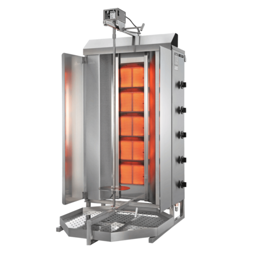 Omcan 49162 55 1/8" Gas Vertical Broiler