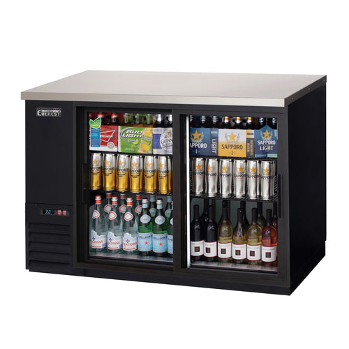 Everest EBB48G-SD 49" Glass Door Back Bar Cooler
