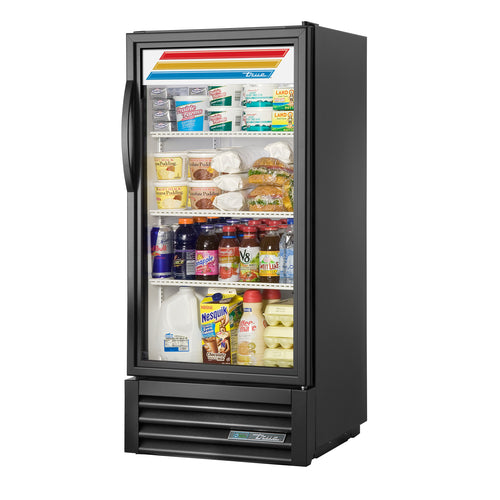 True GDM-10-HC~TSL01 24 7/8" 1 Section Refrigerated Merchandiser