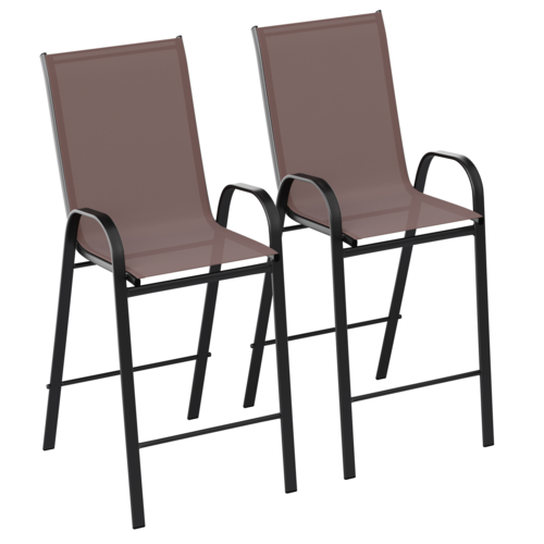 Flash Furniture 2-JJ-092H-B-GG 22" Patio Barstool