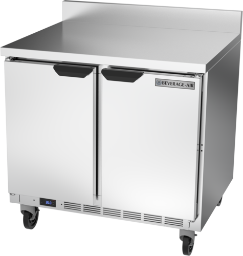Beverage-Air WTR36AHC-FIP 36" 2 Doors Worktop Refrigerator