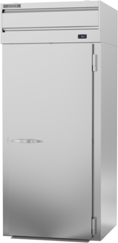 Beverage-Air PRI1HC-1AS 36 1/2" 1 Section Solid Door Roll-In Refrigerator