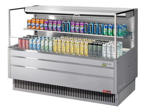 Turbo Air TOM-60L-UF-S-2S-N 58 3/4" Open Air Merchandiser