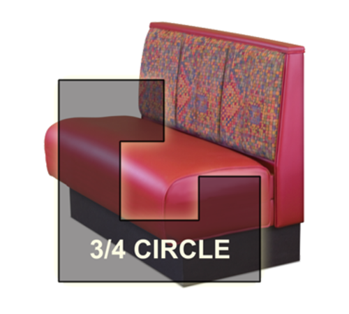 DM Seating DBTS-363-34 Booth