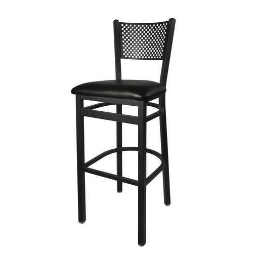 BFM Seating 2161B-SB GR1 17 1/2" Barstool