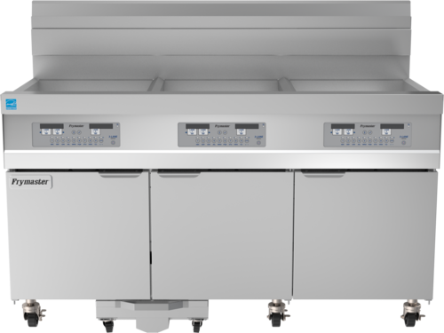 Frymaster 31814GF 60" (3) 63 lb Gas Fryer Battery