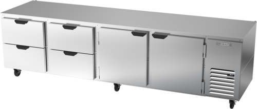 Beverage-Air UCRD119AHC-4 119" Solid Door Undercounter Refrigerator