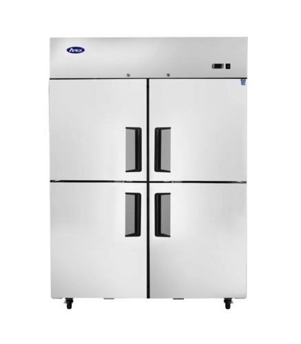 Atosa MBF8011GR 51 3/4" 2 Section Solid Door Reach-In Refrigerator