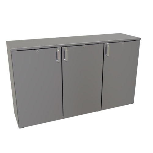 Glastender CS1RB60 60" Solid Door Back Bar Cooler