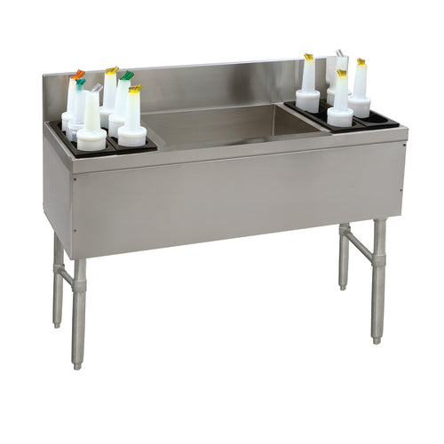 Advance Tabco PRC-19-54LR 54" Underbar Ice Bin / Cocktail Station