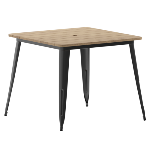 Flash Furniture JJ-T14619-90-BRBK-GG 36" Patio Table