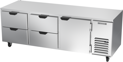 Beverage-Air UCRD93AHC-4 93" Solid Door Undercounter Refrigerator