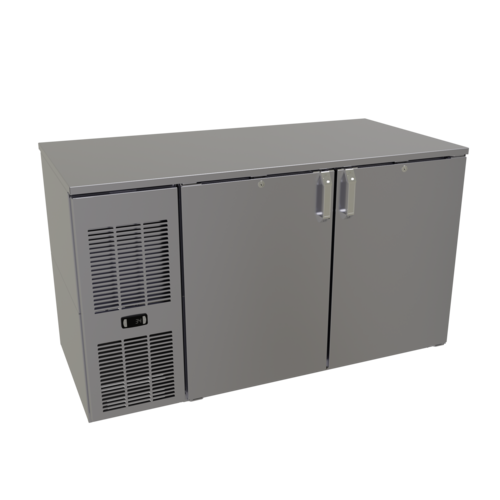 Glastender CP1FL52 52" Solid Door Back Bar Cooler