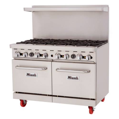 Migali C-RO8B-NG 48" Gas Restaurant Range