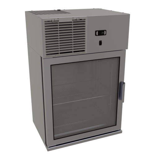 Glastender WMR24X-L 24" Glass Door Undercounter Refrigerator