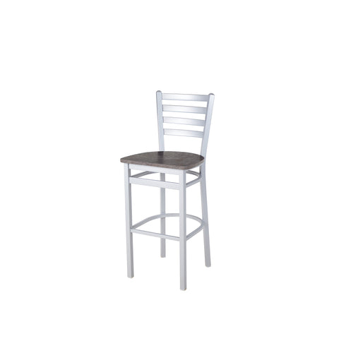 BFM Seating 2160BRCR-SM 17 1/4" Barstool