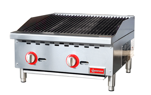Omcan 47377 24" Gas Countertop Charbroiler
