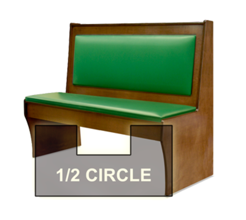 DM Seating DBWVS-42-PAD-12 Booth