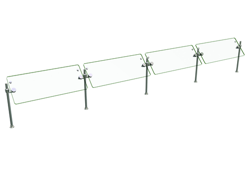 Hatco ORBIT360-144 144" Sneeze Guard
