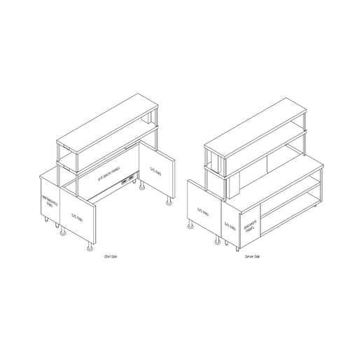 Randell RCRBP-67.5 67 1/2" Work Table