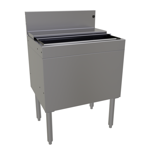 Glastender IBA-24-ED 24" Underbar Ice Bin / Cocktail Station