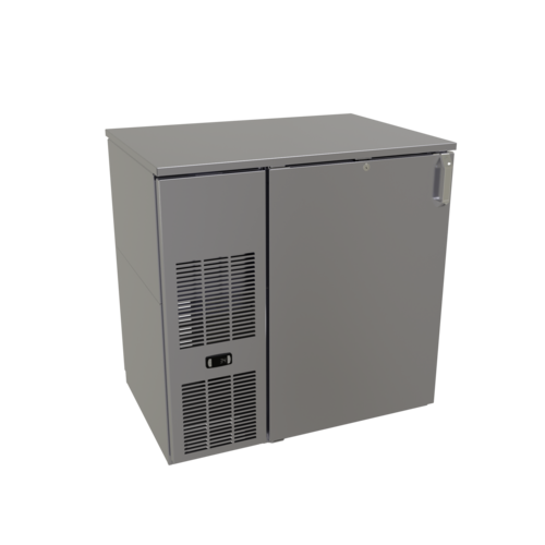 Glastender CP1FB36 36" Solid Door Back Bar Cooler