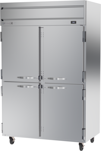 Beverage-Air HRPS2HC-1HS 52" 2 Section Solid Door Reach-In Refrigerator