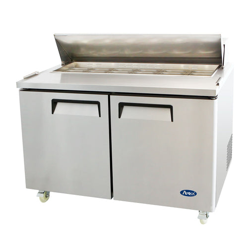 Atosa MSF8303GR 60 1/4" 2 Doors 16 Pan Sandwich / Salad Prep Table