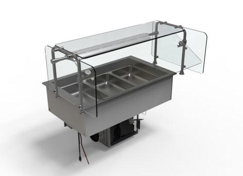 Hatco CWBP-3-BUNDLE 45" Drop-In Food Well