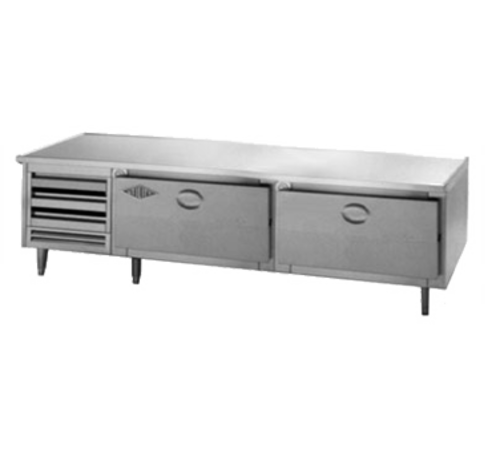 Utility Refrigerator LHF-84-2D-EM 102" Chef Base